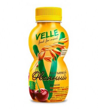 Йогурт овсяный с вишней Velle 250гр